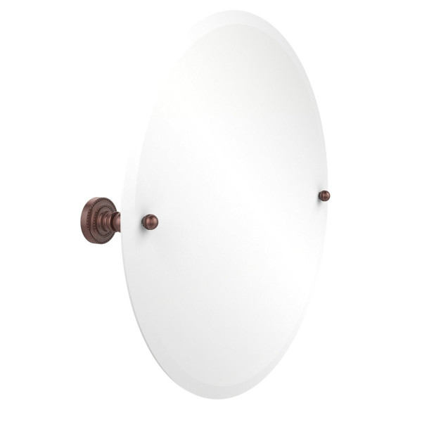 Allied Brass DT-90 Dottingham 22" Round Tilt Mirror with Beveled Edge