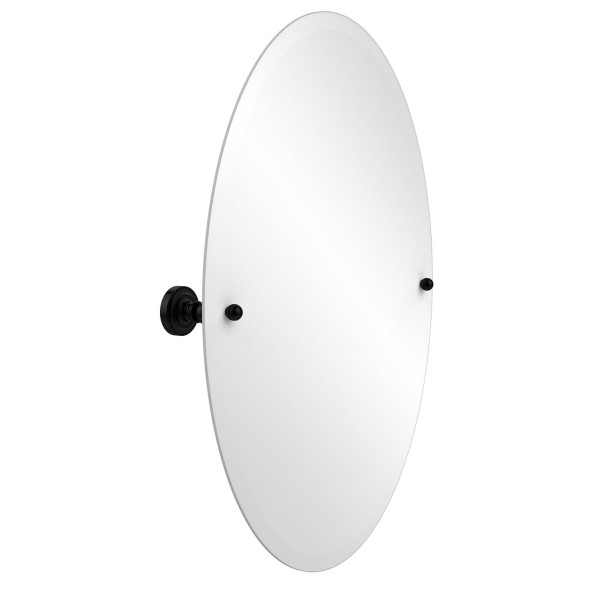 Allied Brass DT-91 21" x 29" Dottingham oval Tilt Mirror with Beveled Edge