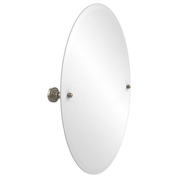 Allied Brass DT-91 21" x 29" Dottingham oval Tilt Mirror with Beveled Edge