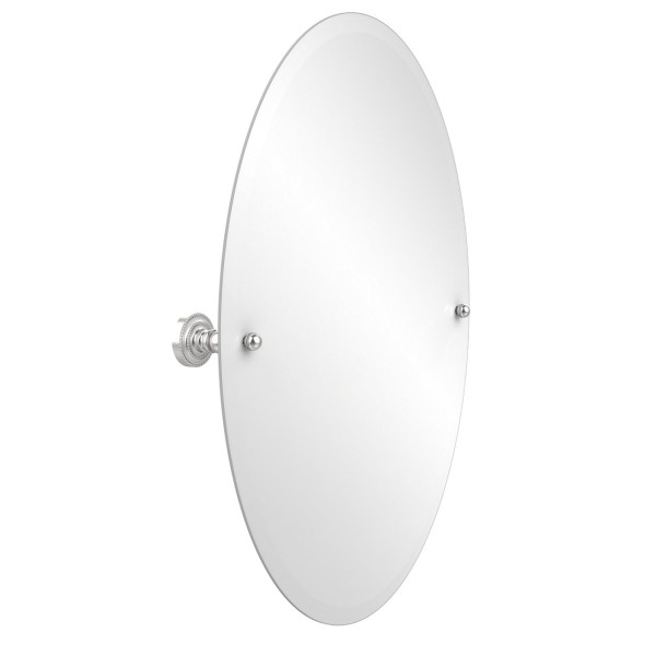 Allied Brass DT-91 21" x 29" Dottingham oval Tilt Mirror with Beveled Edge