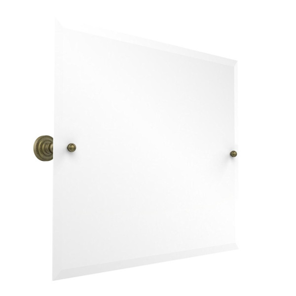 Allied Brass DT-93 Landscape Rectangular Tilt Mirror with Beveled Edge