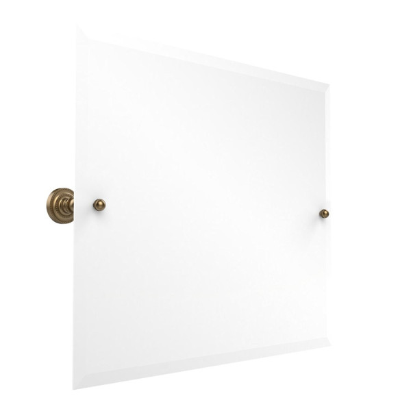 Allied Brass DT-93 Landscape Rectangular Tilt Mirror with Beveled Edge