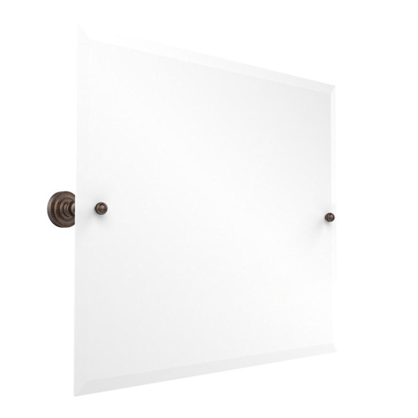 Allied Brass DT-93 Landscape Rectangular Tilt Mirror with Beveled Edge