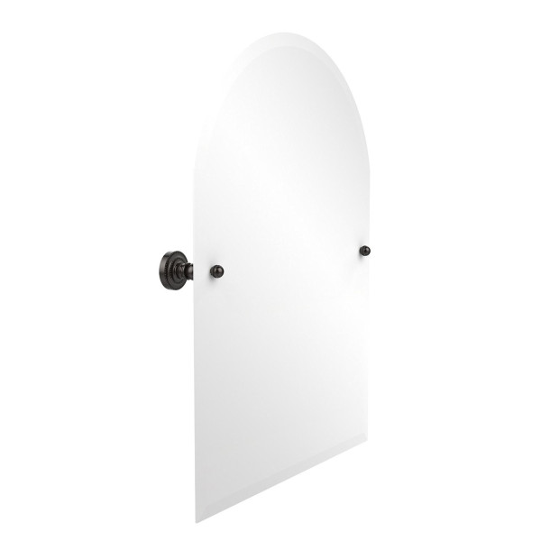 Allied Brass DT-94 21" x 29" Arched Top Tilt Mirror with Beveled Edge