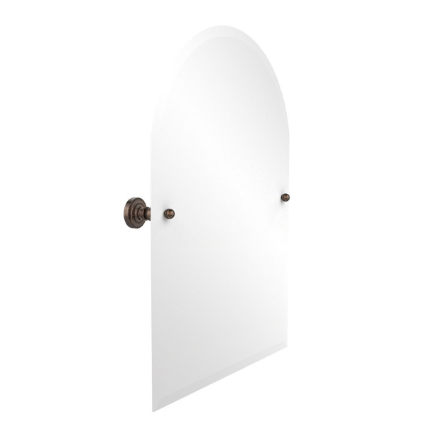 Allied Brass DT-94 21" x 29" Arched Top Tilt Mirror with Beveled Edge