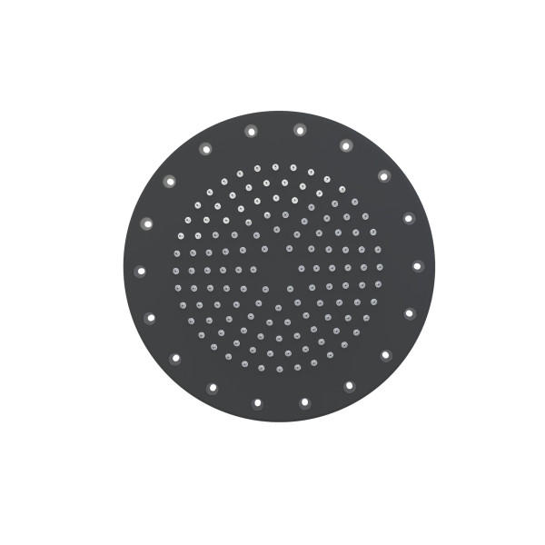 Aquatica DYN-BLCK-WCRD-300 Dynamo Ceiling Mounted Shower Head In Black