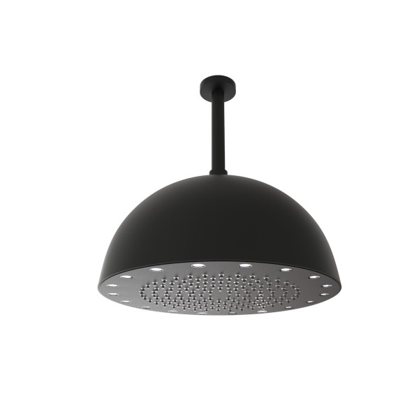 Aquatica DYN-BLCK-WCRD-300 Dynamo Ceiling Mounted Shower Head In Black