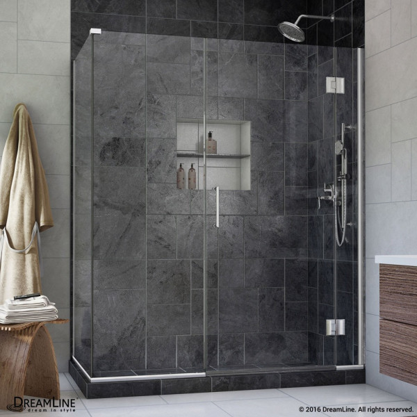 Dreamine E1230634 Unidoor-X 35 in. W x 34.375 in. D Hinged Shower Enclosure