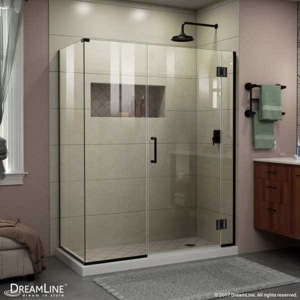 DreamLine E12322534 Unidoor-X Frameless Hinged Reversible Shower Enclosure