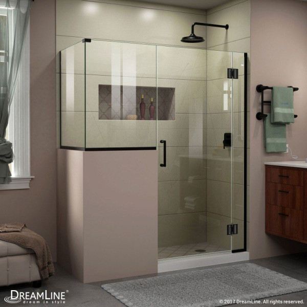 DreamLine E123303636 Unidoor-X 59 in. W x 36.375 in. D Hinged Shower Enclosure