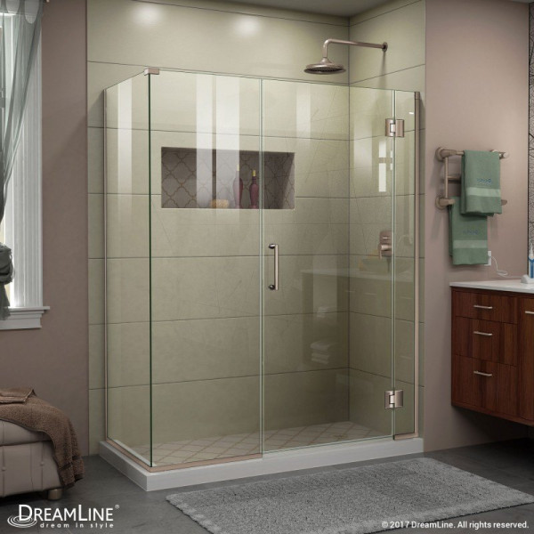 DreamLine E1242230 Unidoor-X Frameless Rectangular Hinged Shower Enclosure