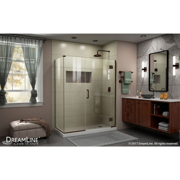 DreamLine E1242230 Unidoor-X Frameless Rectangular Hinged Shower Enclosure