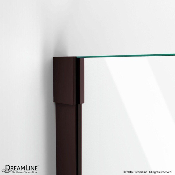 DreamLine E12422530 Unidoor-X Frameless Clear Hinged Shower Enclosure