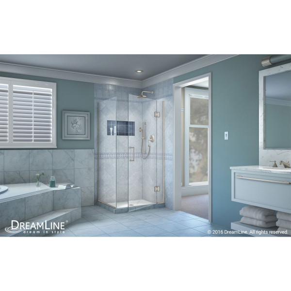 DreamLine E12430 Unidoor-X 30-3/8" W x 30" D x 72" H Hinged Shower Enclosure