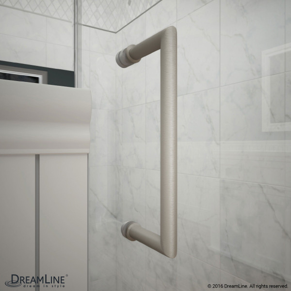 DreamLine E124303436 Unidoor-X 60 in. W x 36.375 in. D Hinged Shower Enclosure