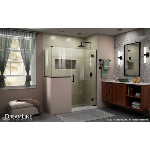 DreamLine E124303636 Unidoor-X 60 in. W x 36.375 in. D Hinged Shower Enclosure