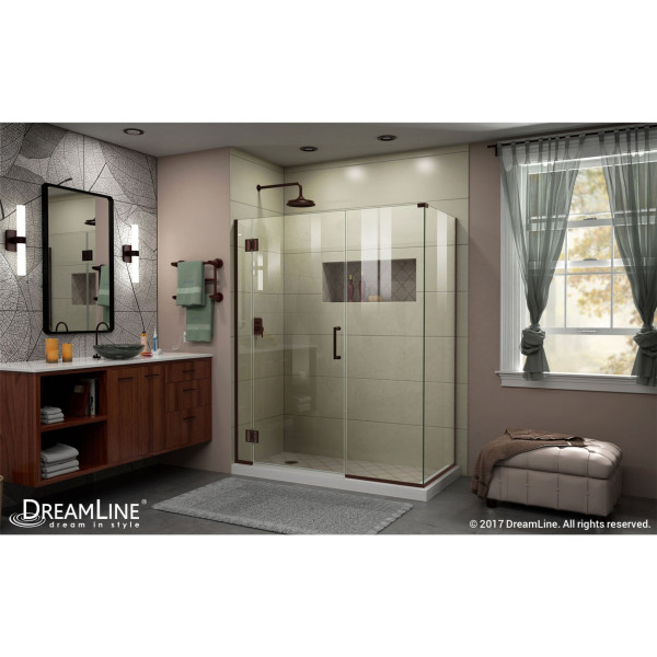 DreamLine E1251434 Unidoor-X 45 in. W x 34.375 in. D Hinged Shower Enclosure