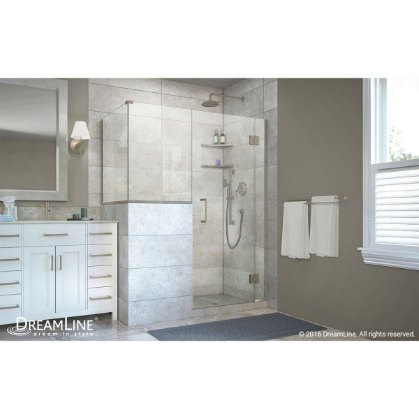 DreamLine E128243430 Unidoor-X 58 in. W x 30.375 in. D Hinged Shower Enclosure