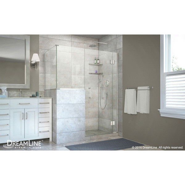DreamLine E128243636 Unidoor-X 58 in. W x 36.375 in.Hinged Shower Enclosure
