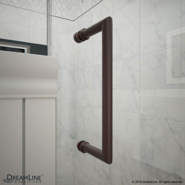 DreamLine E1283034 Unidoor-X Frameless Hinged Clear Shower Enclosure