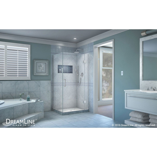 DreamLine E12930 Unidoor-X 35-3/8" W x 30" D x 72" H Hinged Shower Enclosure
