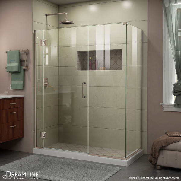 DreamLine E1302230 Unidoor-X 58 in. W x 30.375 in. D Hinged Shower Enclosure