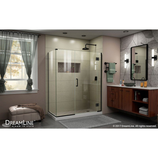 DreamLine E13022530 Unidoor-X 58.5 in. W x 30.375 in. D Hinged Shower Enclosure