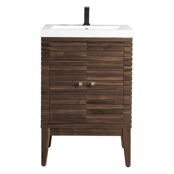 James Martin E213V24WG Linden 24" Single Vanity With Composite Countertop