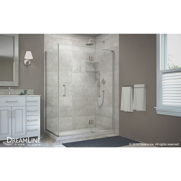 DreamLine 47-3/8 x 30 x 72" Hinged Shower Enclosure With Right-wall Bracket