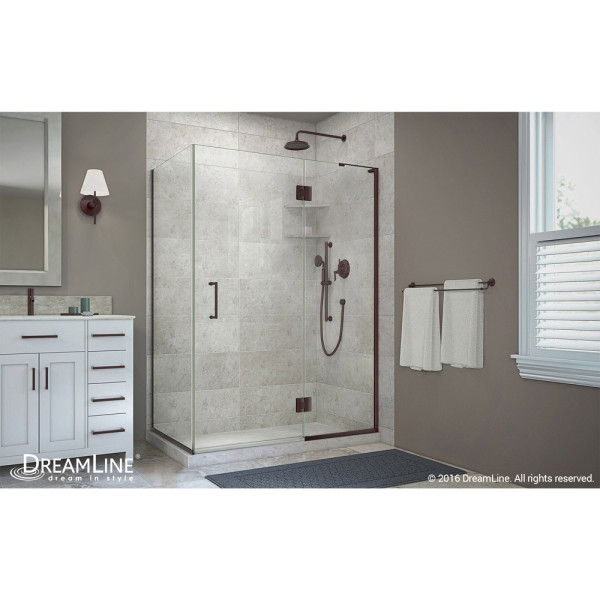 DreamLine 47-3/8 x 30 x 72" Hinged Shower Enclosure With Right-wall Bracket