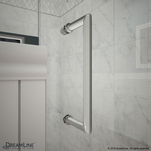 DreamLine E3242234L Unidoor-X 70 in. Frameless Hinged Shower Enclosure