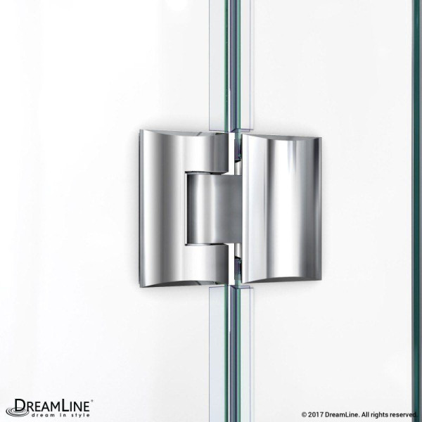 DreamLine E3242234L Unidoor-X 70 in. Frameless Hinged Shower Enclosure