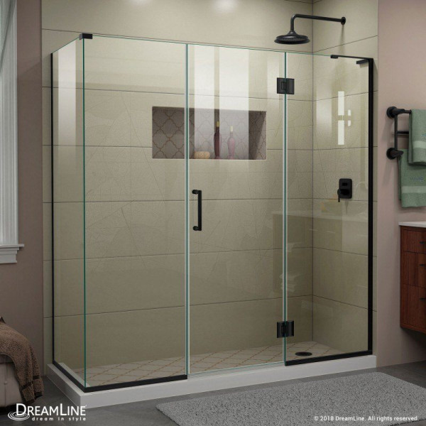 DreamLine E3242234R Unidoor-X 70 in. H Frameless Hinged Shower Enclosure