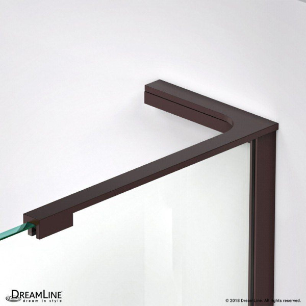 DreamLine E32422534R Unidoor-X 70 1/2 in. Frameless Hinged Shower Enclosure