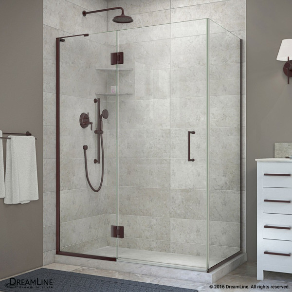 DreamLine E32430L Unidoor-X Hinged Shower Enclosure With Left-wall Bracket