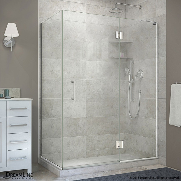DreamLine E32430R Unidoor-X Hinged Shower Enclosure With Right-wall Bracket