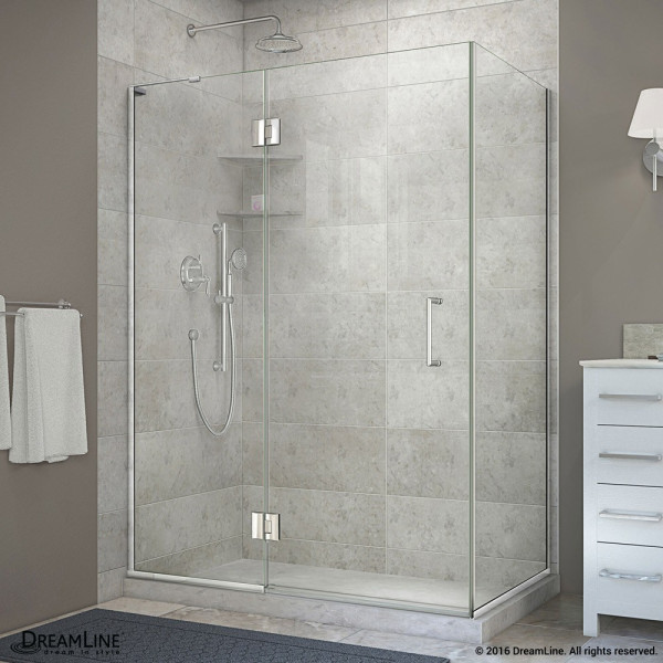 DreamLine E32434L Unidoor-X 48-3/8 x 34" Shower Enclosure With Left-wall Bracket