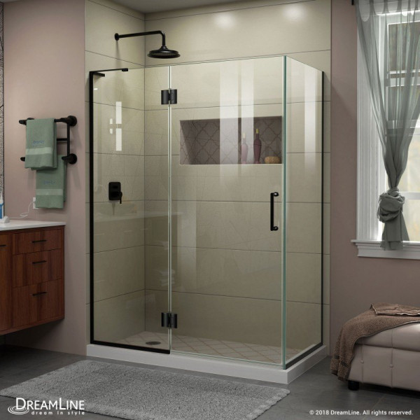 DreamLine E32434L Unidoor-X 48-3/8 x 34" Shower Enclosure With Left-wall Bracket