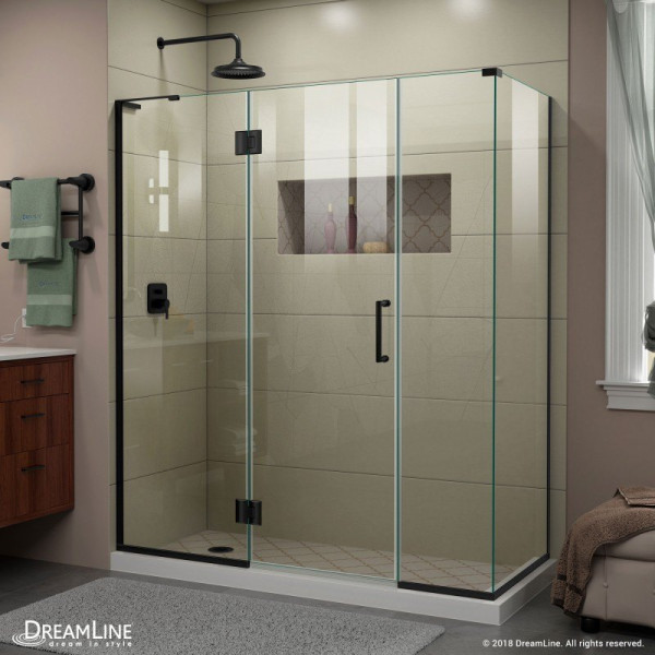 DreamLine E32514530L Unidoor-X 63 1/2 in. Frameless Hinged Shower Enclosure