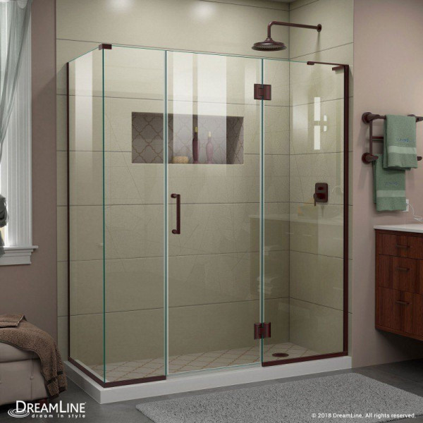 DreamLine E32614530R Unidoor-X H Frameless Hinged Shower Enclosure