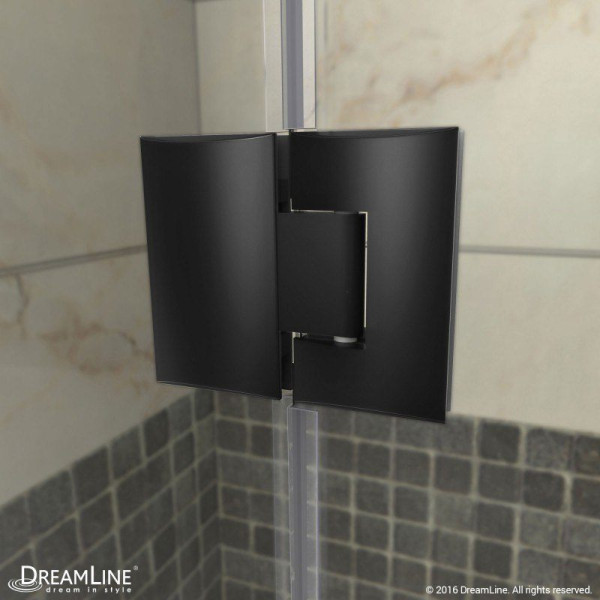 DreamLine E32806534R Unidoor-X Hinged Shower Enclosure With Right-wall Bracket