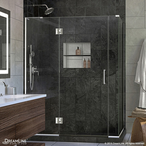 DreamLine E3290634L Unidoor-X Hinged Shower Enclosure With Left-wall Bracket