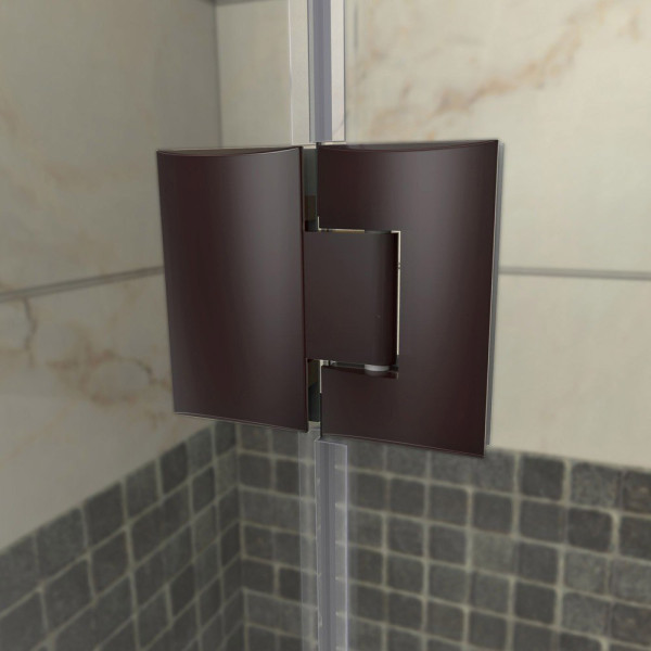 DreamLine E3300630L Unidoor-X Hinged Shower Enclosure With Left-wall Bracket
