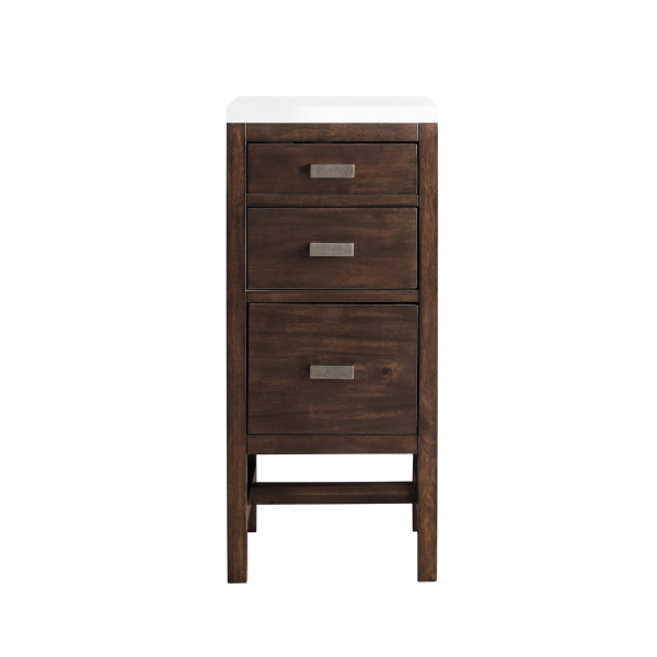 James Martin E444-BC15-3WZ Base Cabinet w/ Drawers w/ White Zeus Quartz Top