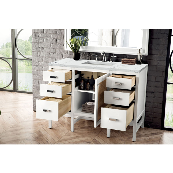 James Martin E444-V48-3ENC Addison 48" Single Vanity Cabinet w/ 3 CM Top