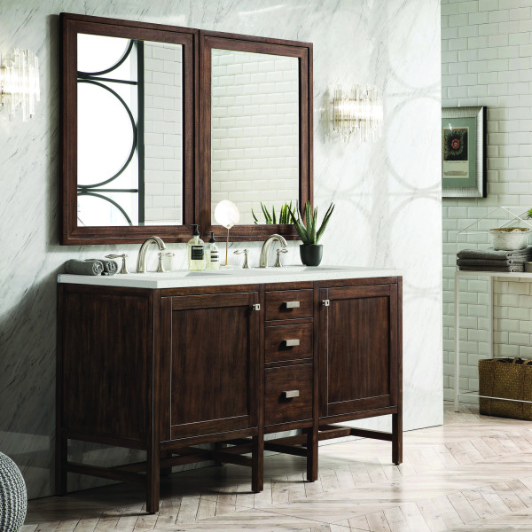 James Martin E444-V60D-MCA-3LDL Vanity Mid-Century Acacia w/ Lime Delight Top