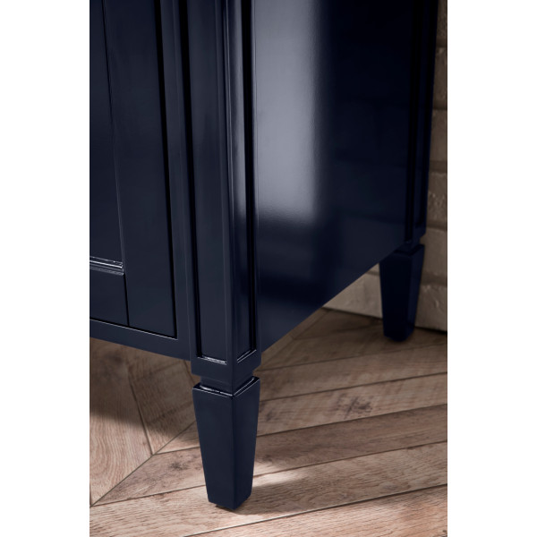 James Martin E652V24OWG 24" Cabinet w/ White Glossy Composite Countertop