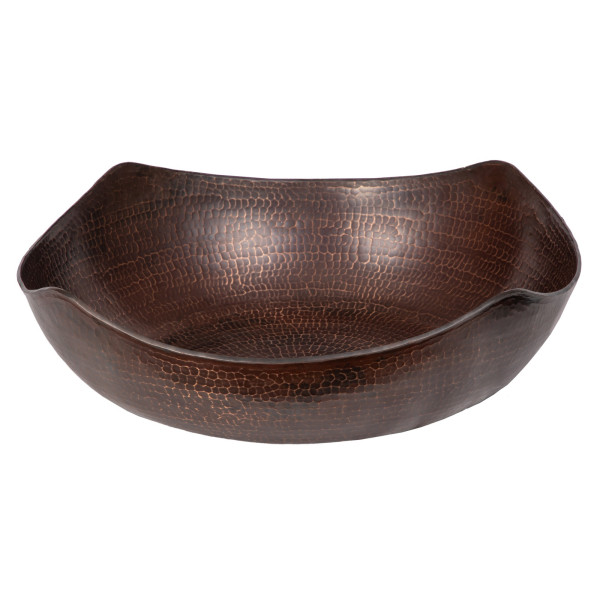 Eden Bath EB_C011AD Arched Edges Copper Vessel Sink - Antique Dark Copper