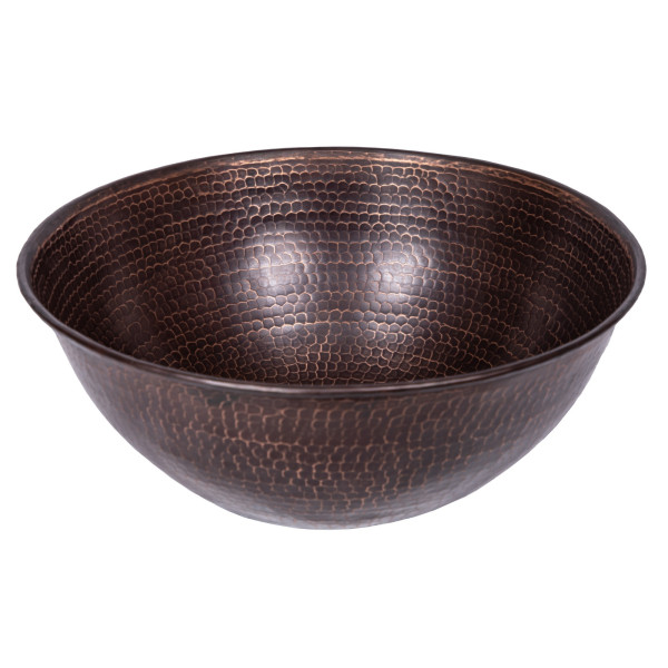 Eden Bath EB_C012AD Petite Copper Vessel Sink - Antique Dark Copper