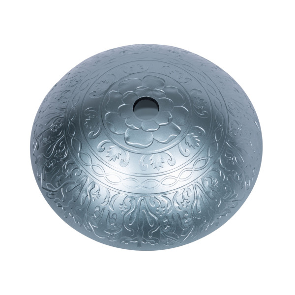 Eden Bath EB_GS03 Teal Glass Bathroom Vessel Sink with Embossed Pattern
